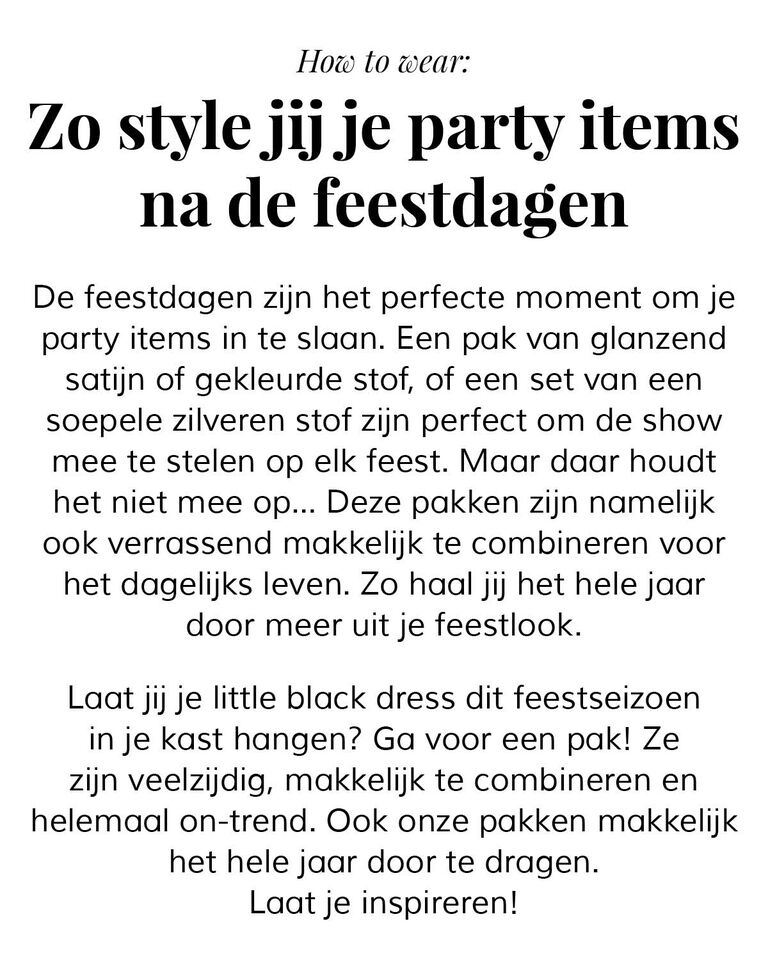More ways to wear