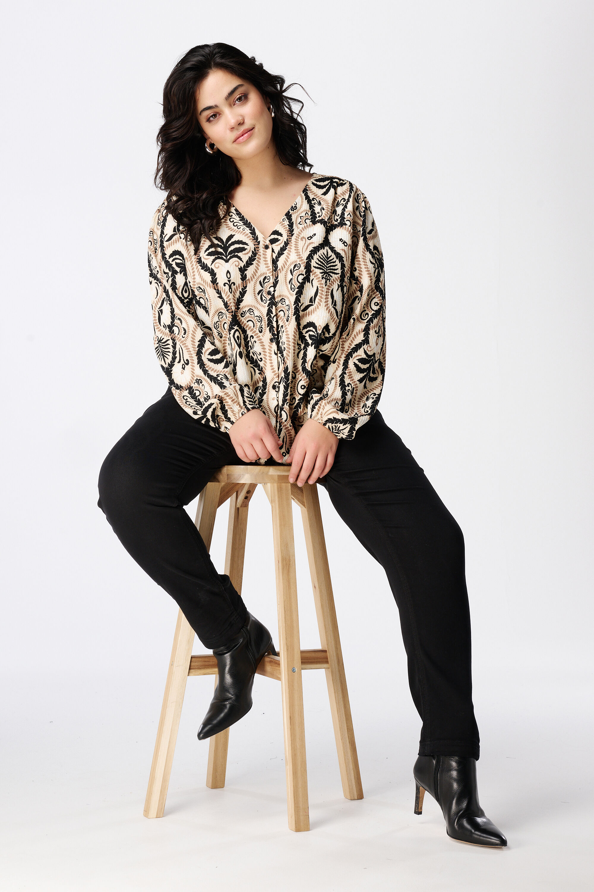 Top met print image number 6