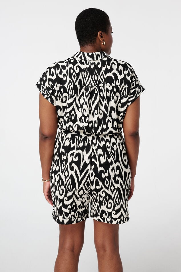 Playsuit met strikceintuur image number 2