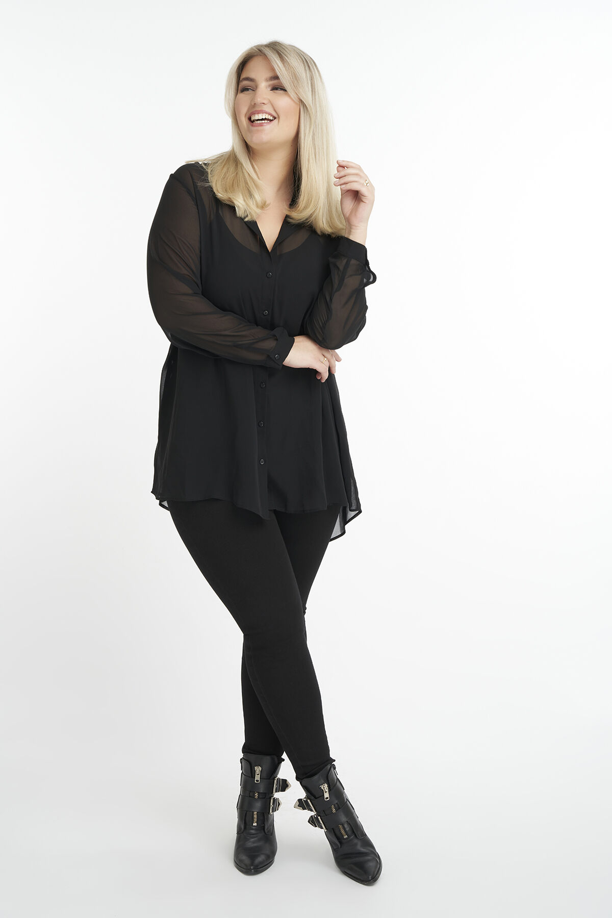 Transparante blouse image number 5