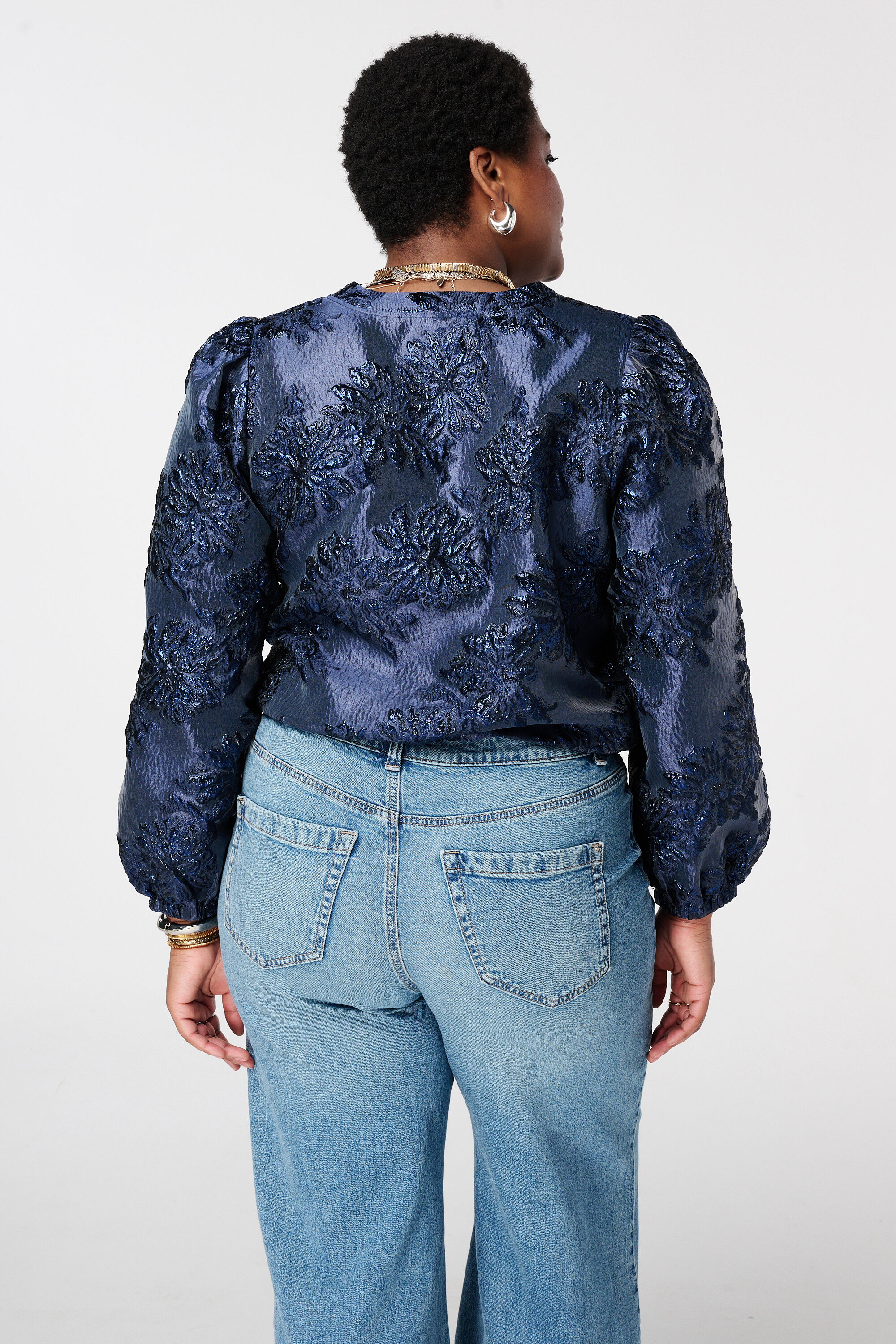 Jacquard bomber jacket image number 3