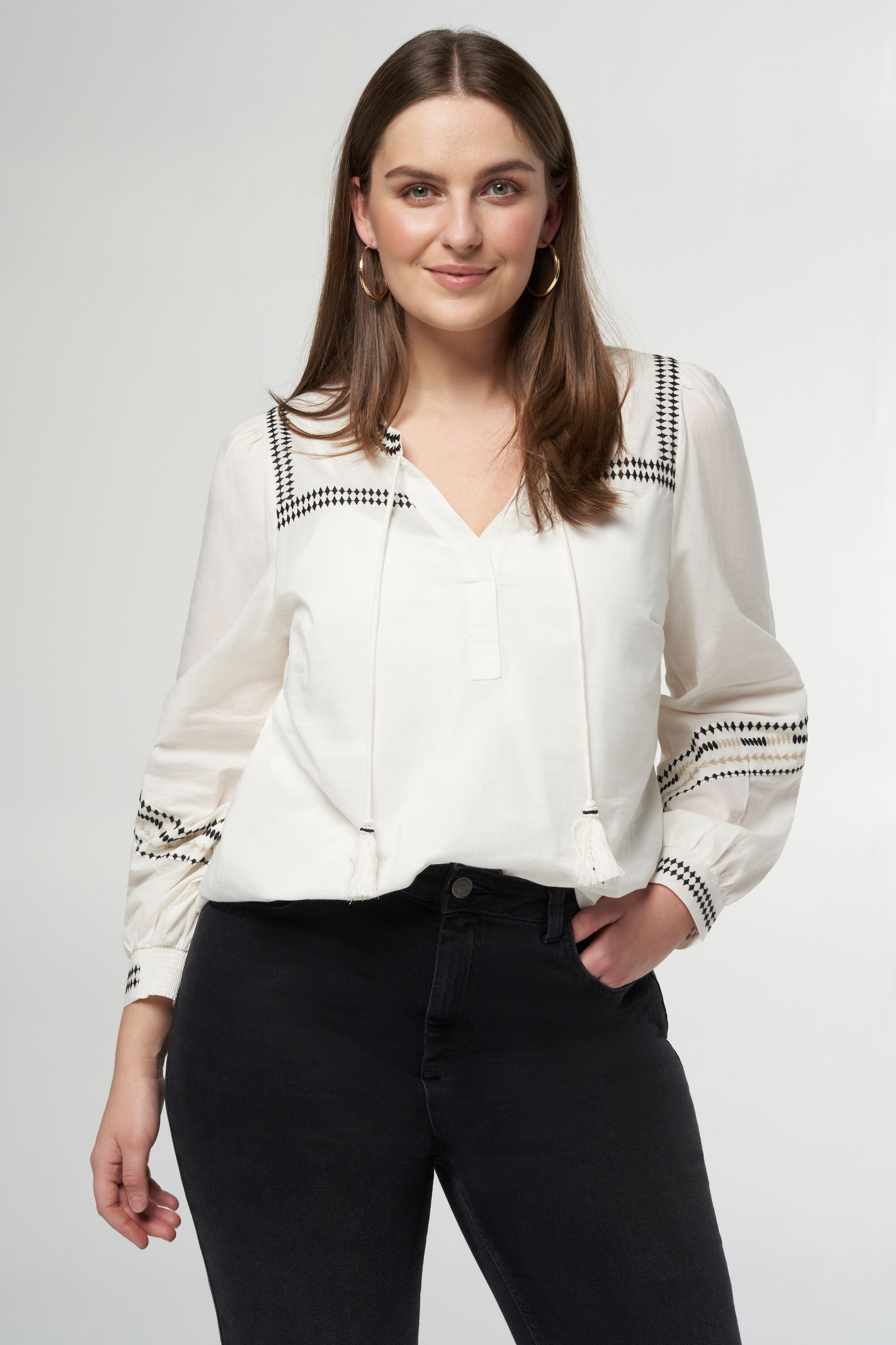 Blouse met borduursels image number 5