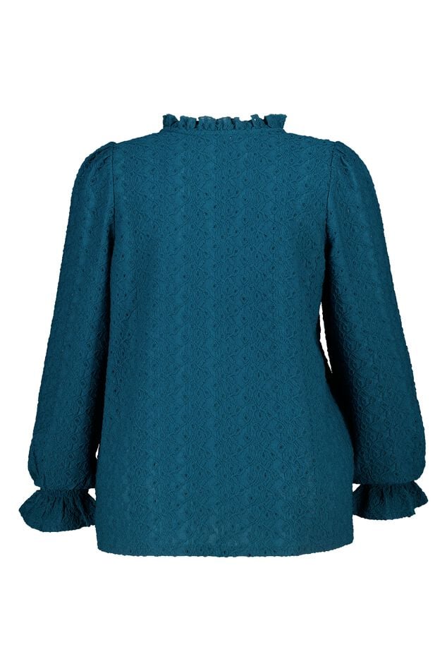 Top met broderie-details image number 2