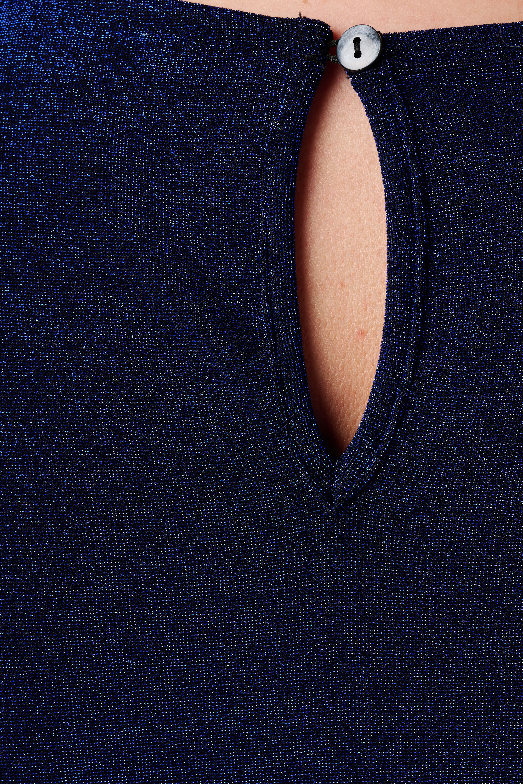 Top met flared mouwen en lurex image number 6