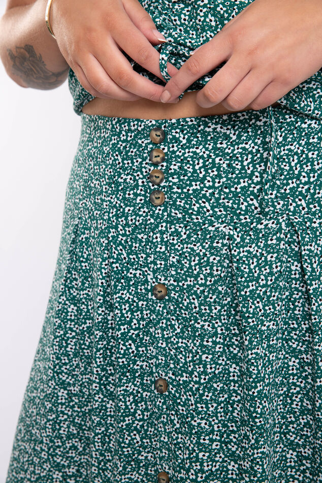 Midi rok met print image number 6