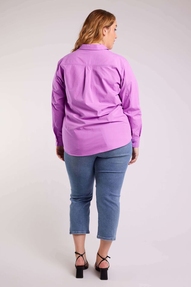 Poplin blouse image number 4