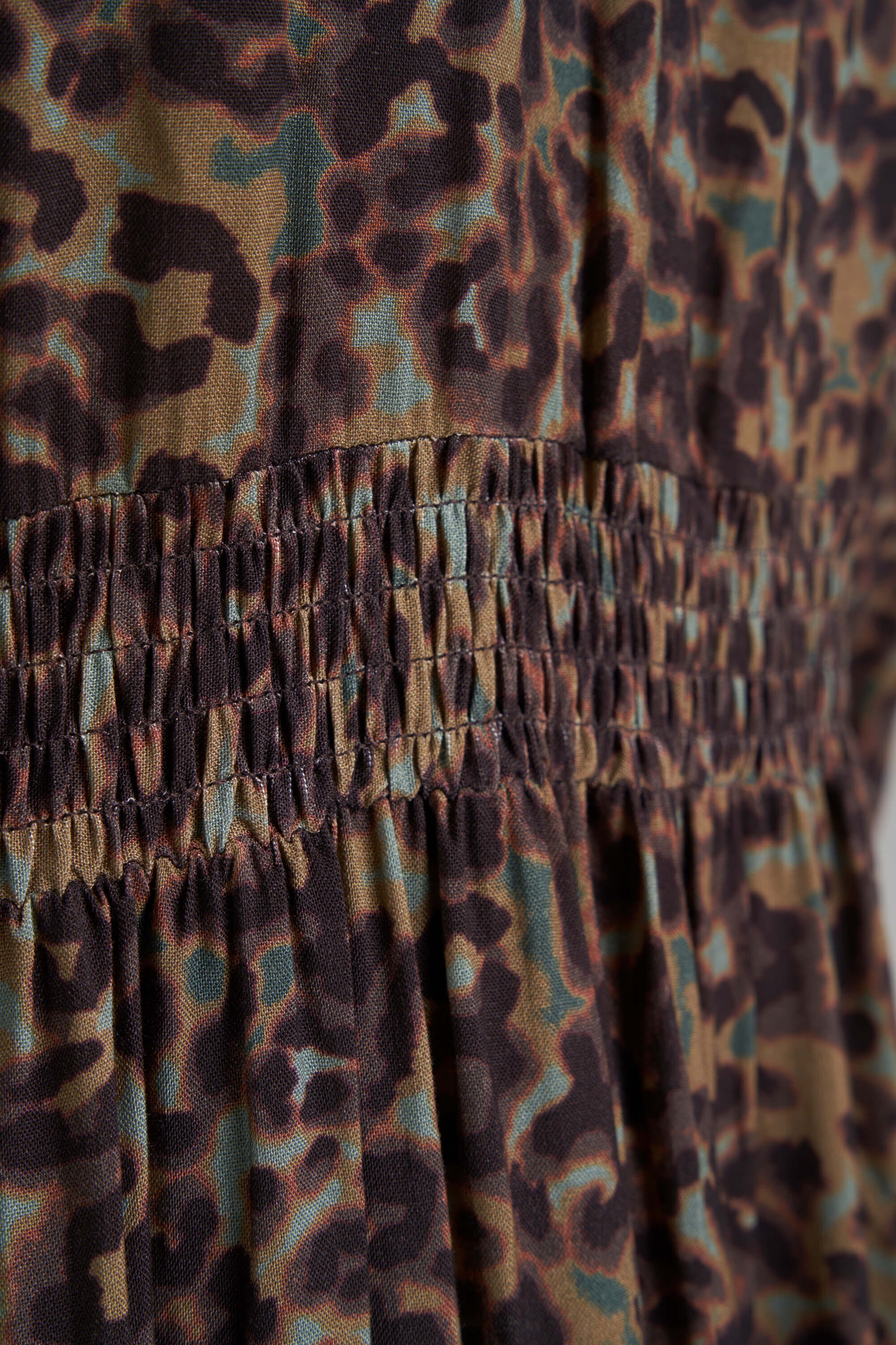 Lange blouse jurk met print image number 7