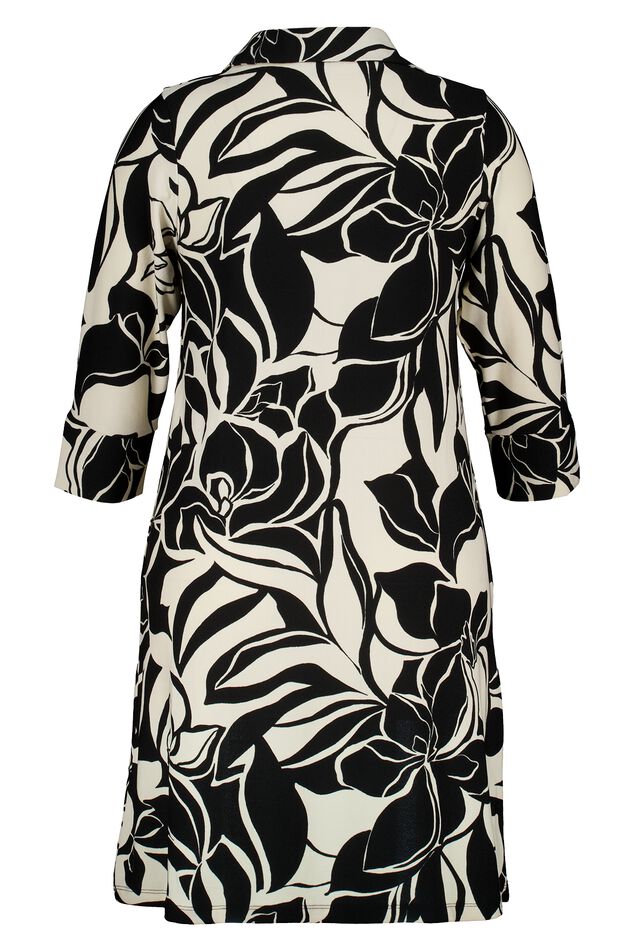 Jurk met zakken en print image number 2