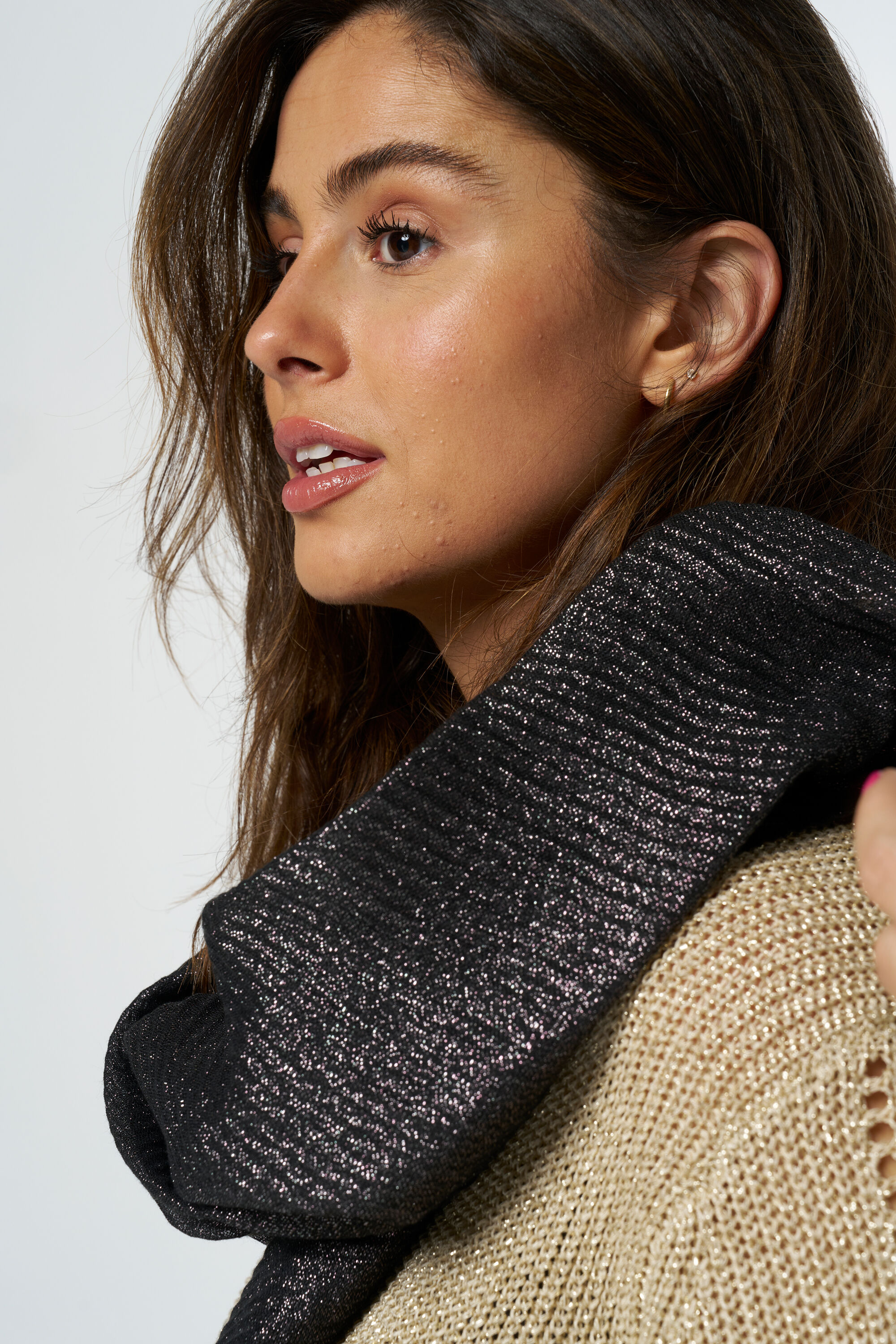 Sjaal met glitter image number 2