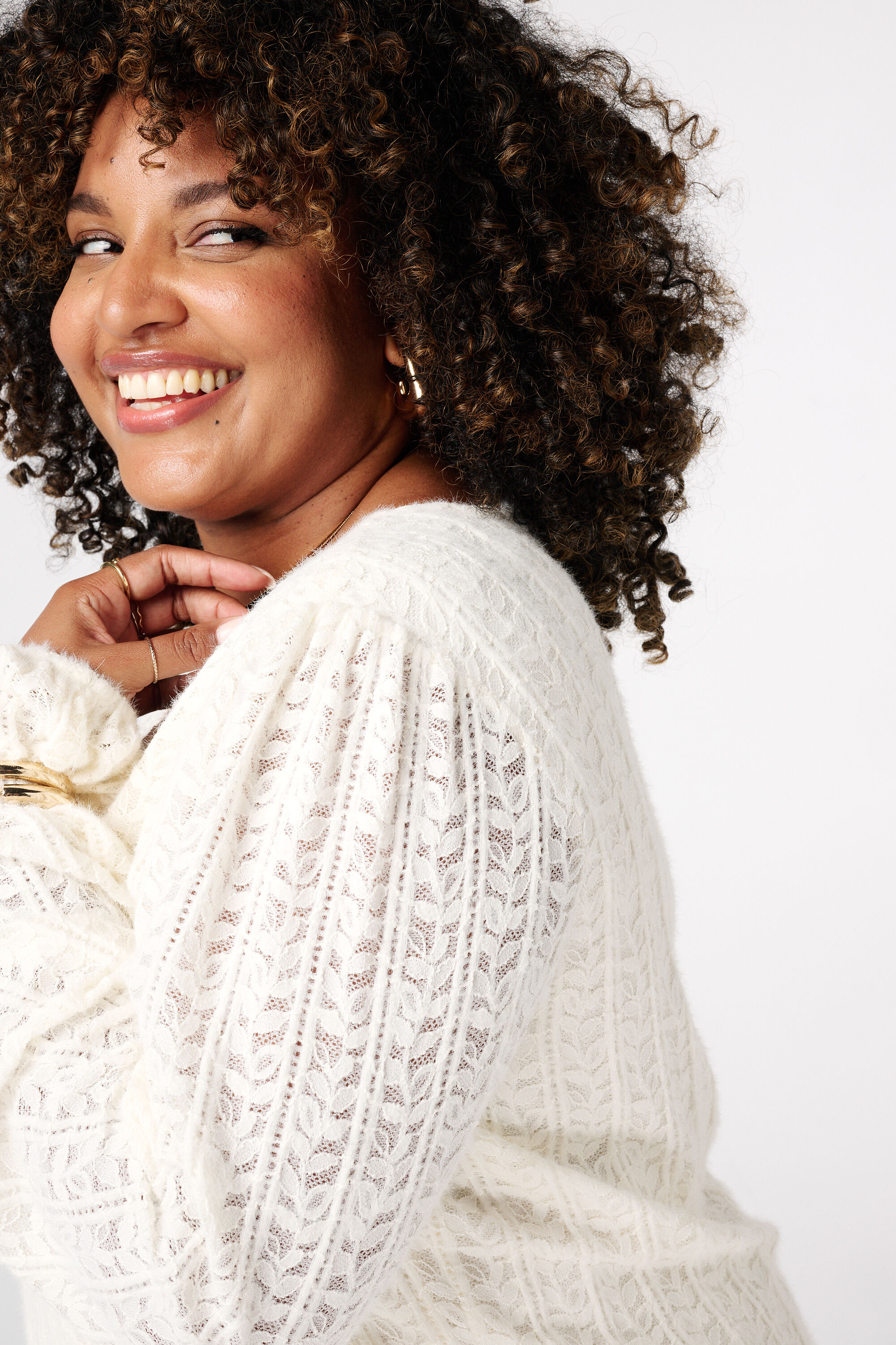 Top met kant image number 4