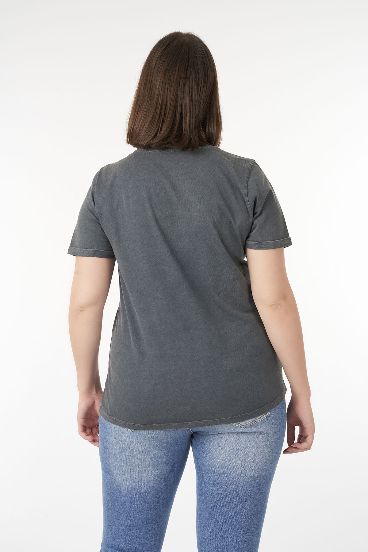 T-shirt met trendy print image number 3