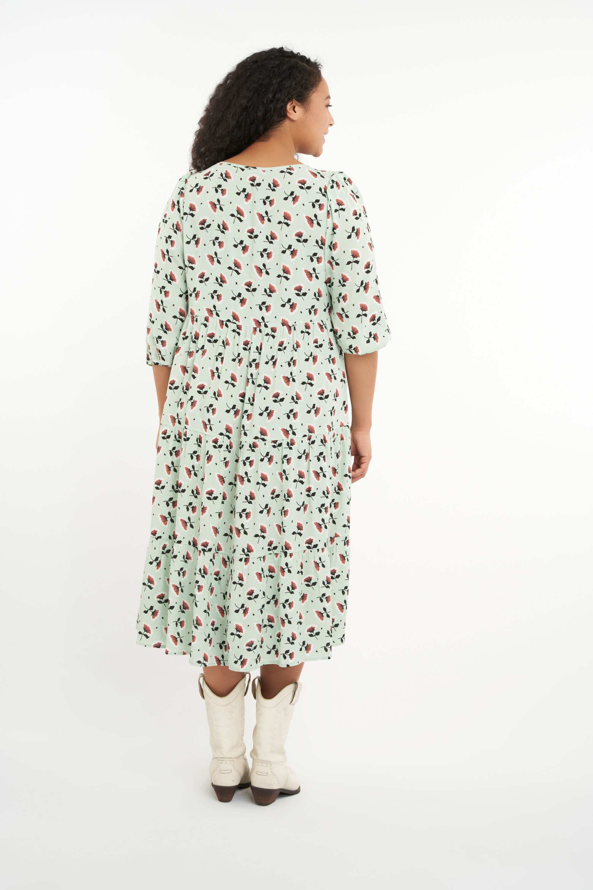 Robe longue &agrave; imprim&eacute;  image number 3