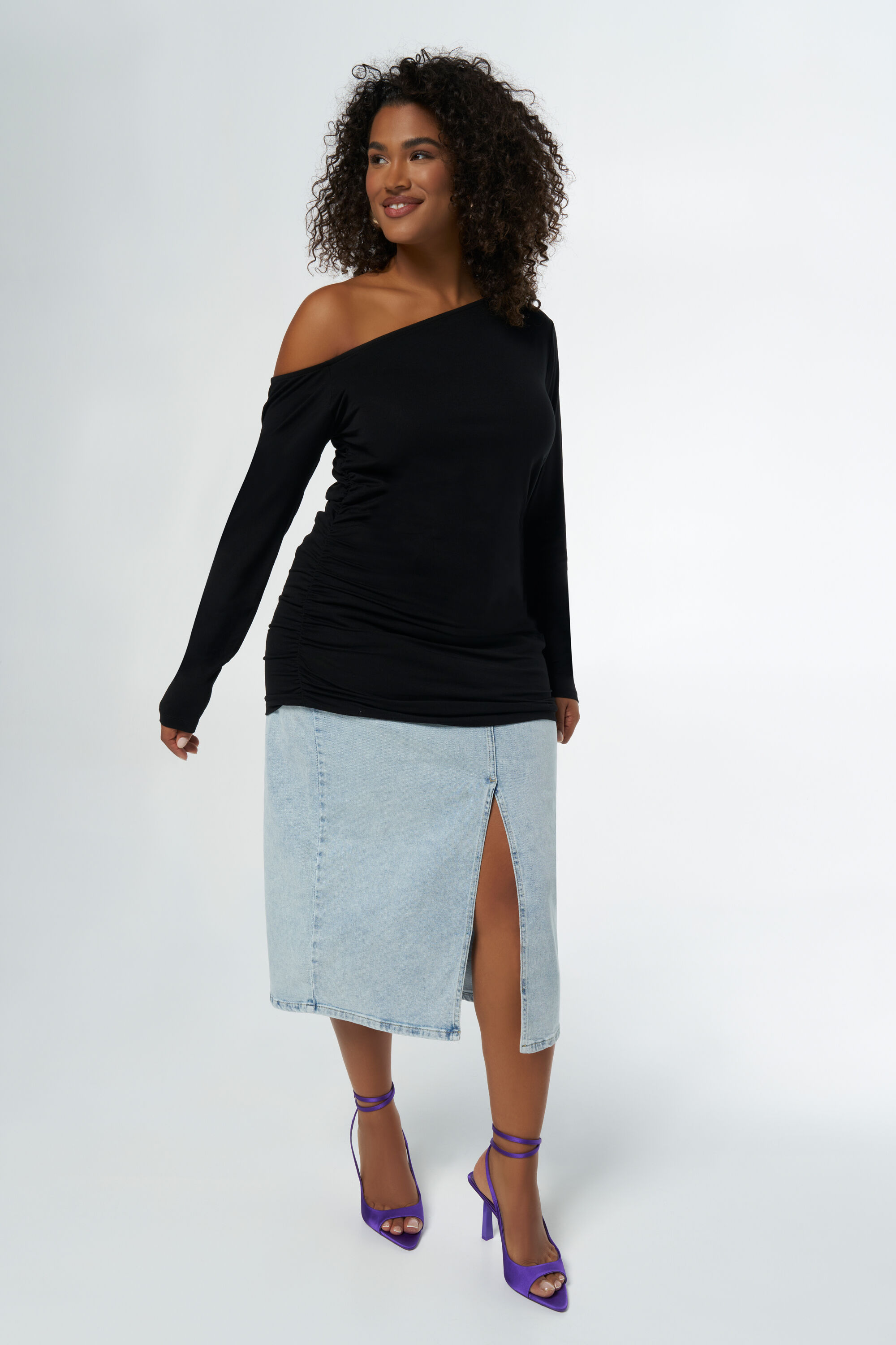 One shoulder top image number 5