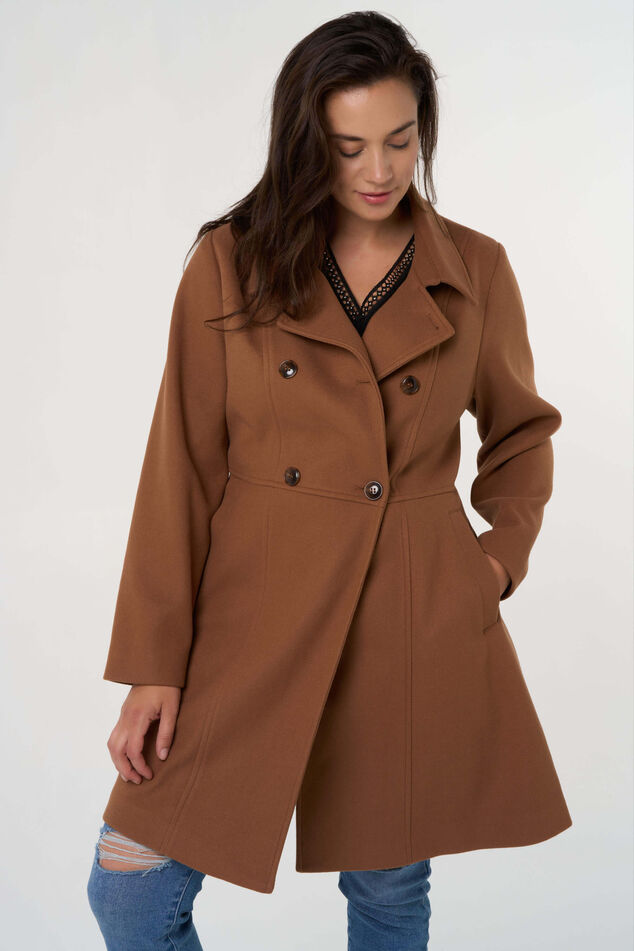 Mantel met dubbele sluiting image number 5