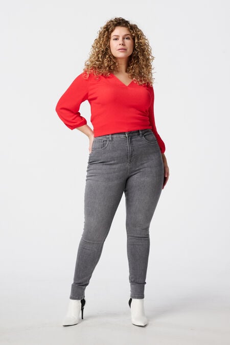Skinny leg high waist jeans CHERRY Skinny leg high waist jeans CHERRY