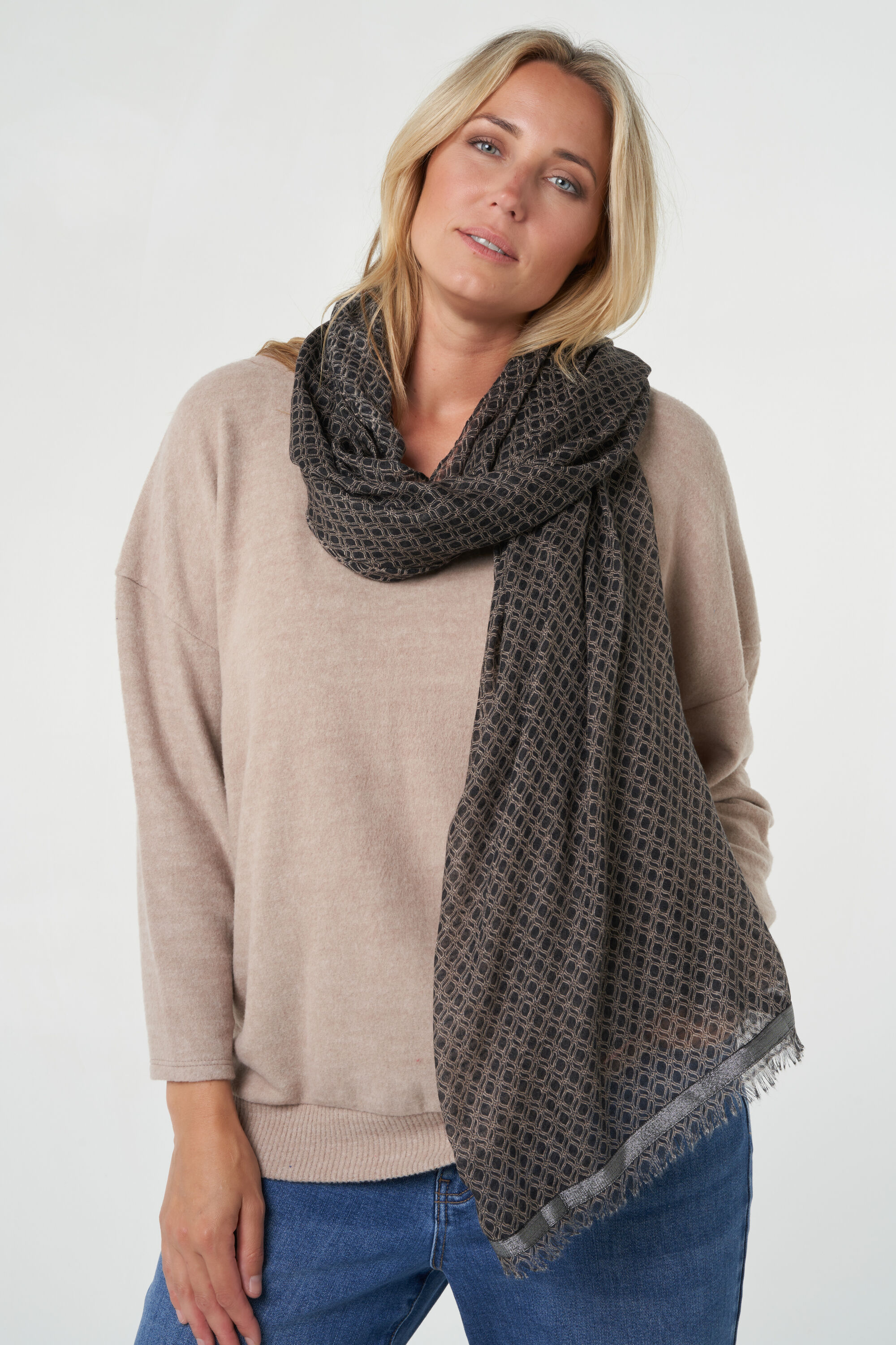 Sjaal met print  image number 3