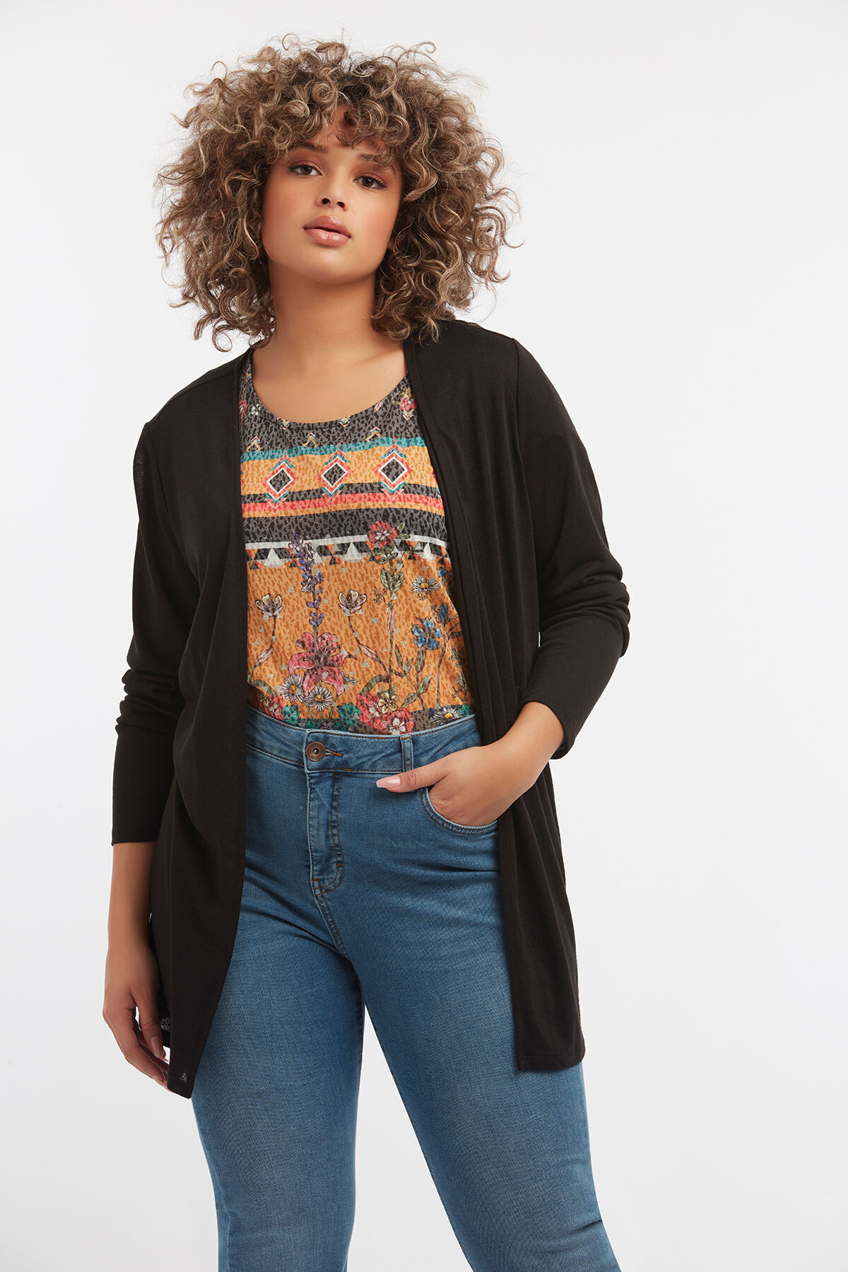 Fin cardigan ouvert image number 3