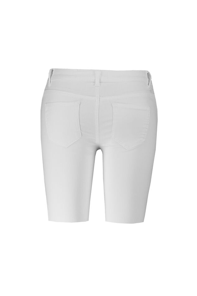 Denim biker short  image number 2