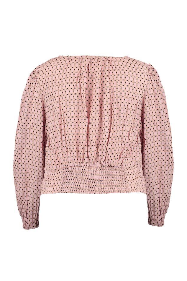 Korte blouse met bloemenprint image number 3