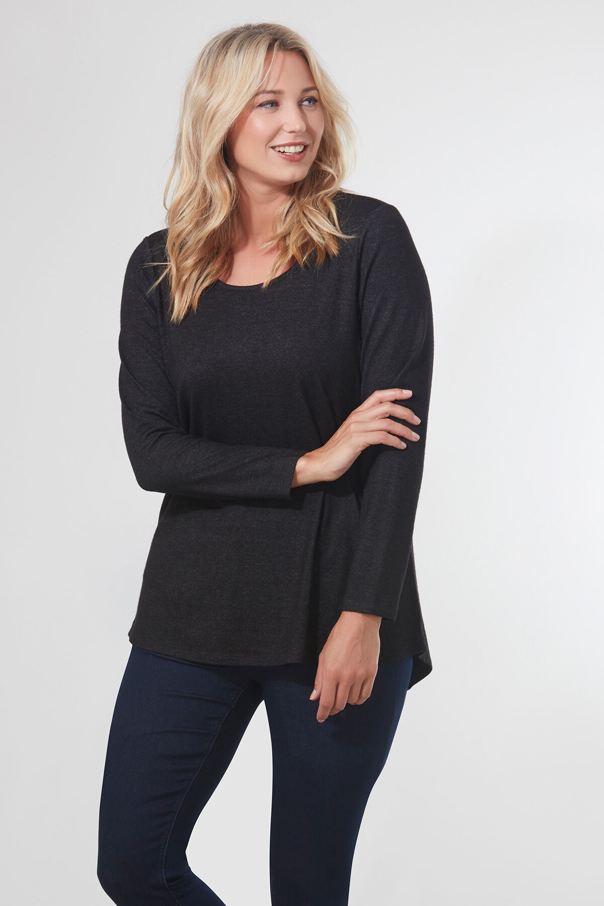 Langere t shirts dames online