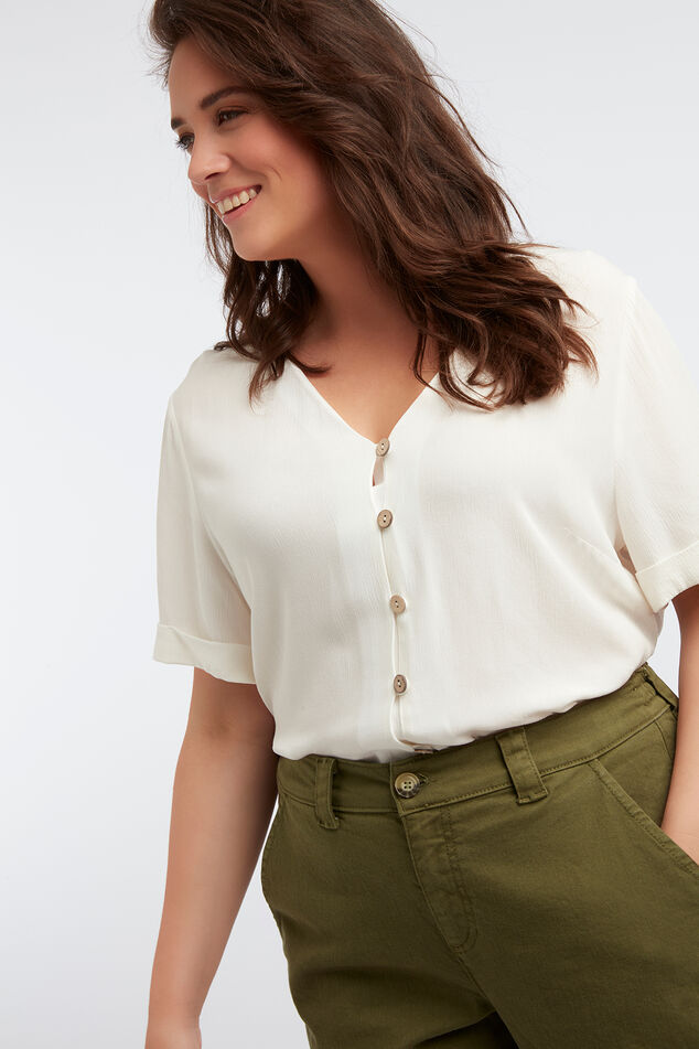 Blouse in boxy model image number 0