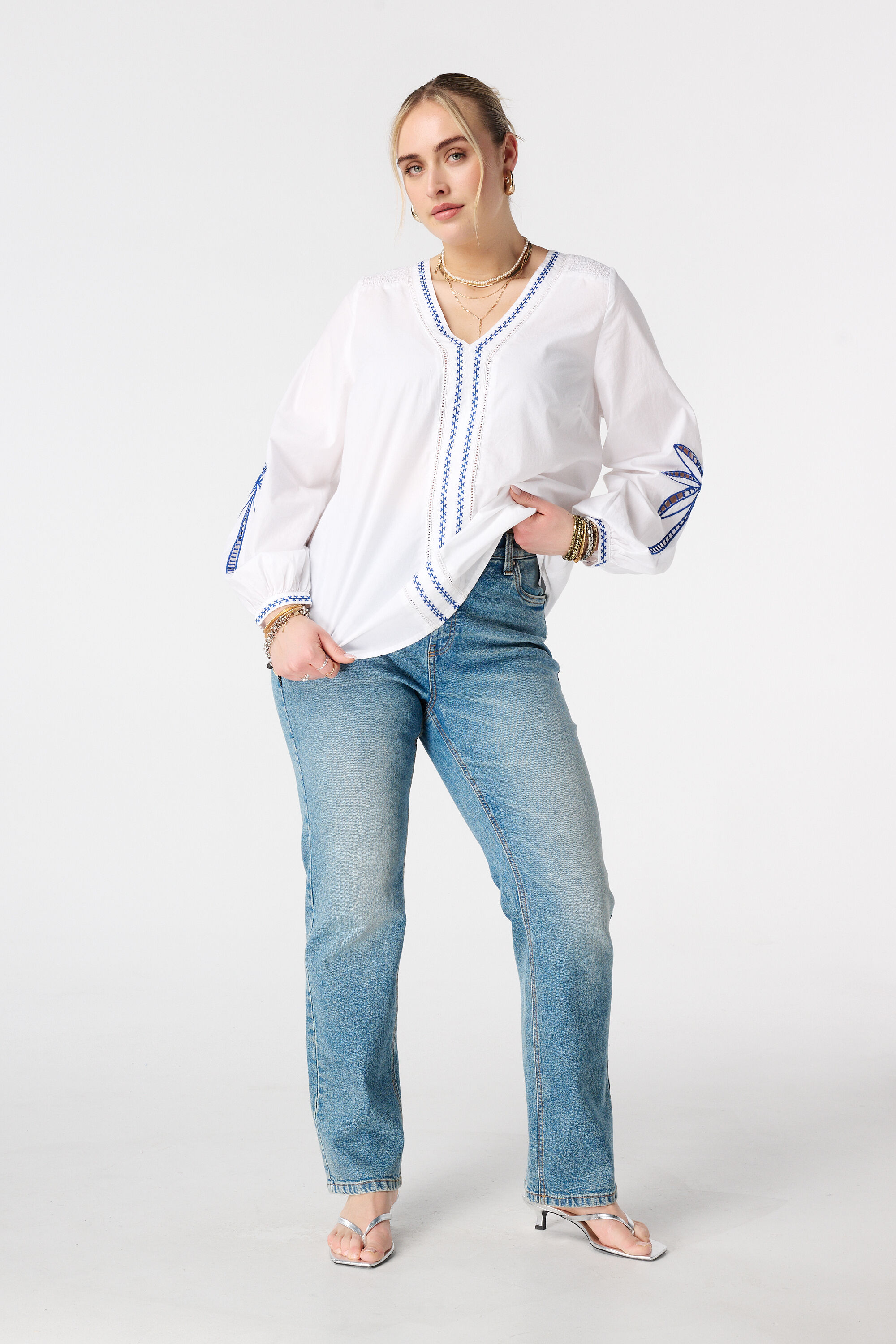 Blouse avec broderie image number 5