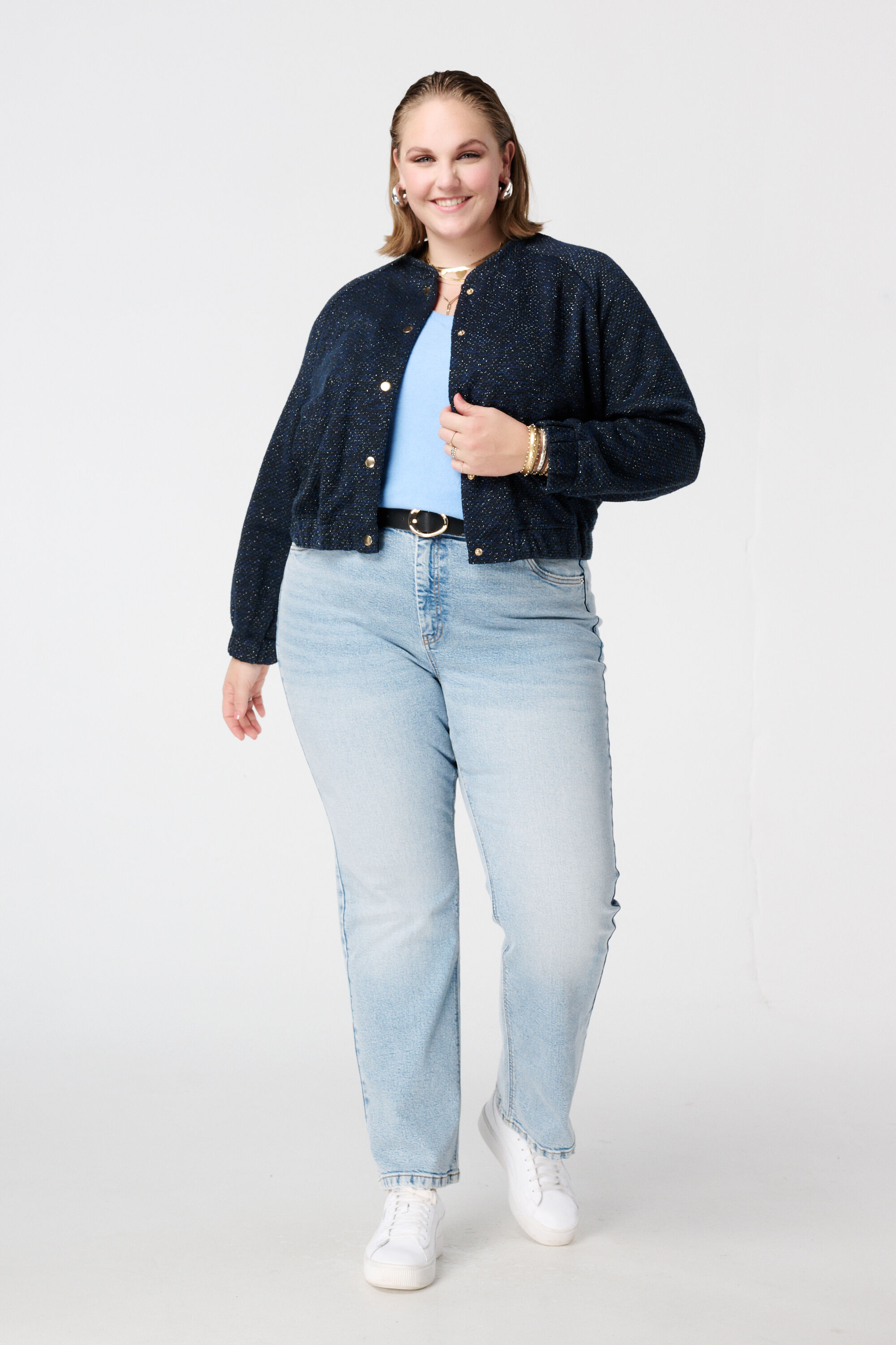 Bomber met lurex image number 5