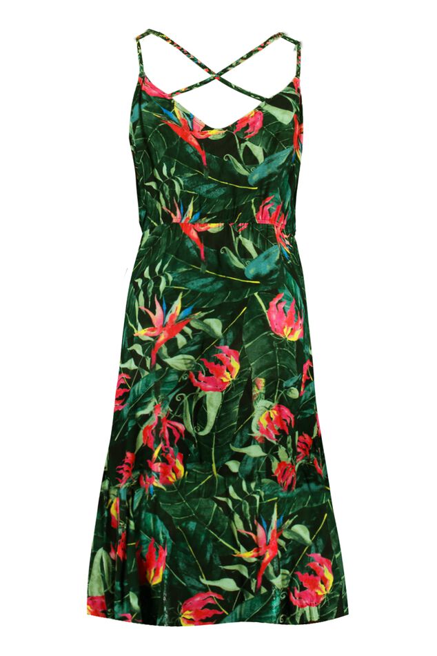 Maxi jurk met split image number 2