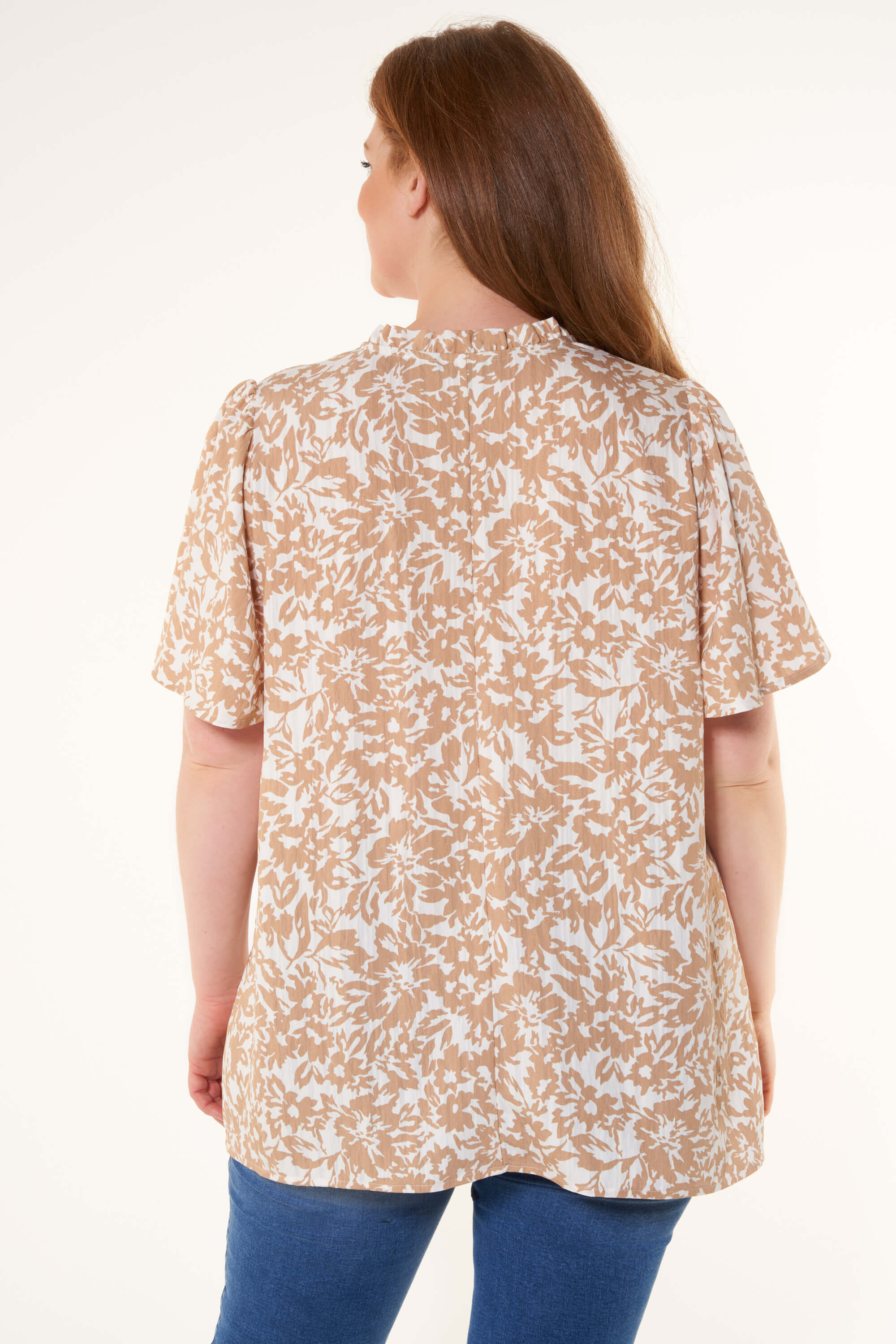 Blouse met korte mouwen image number 1