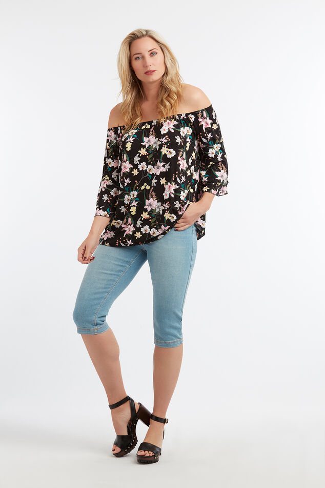 Jean jegging court image number 0