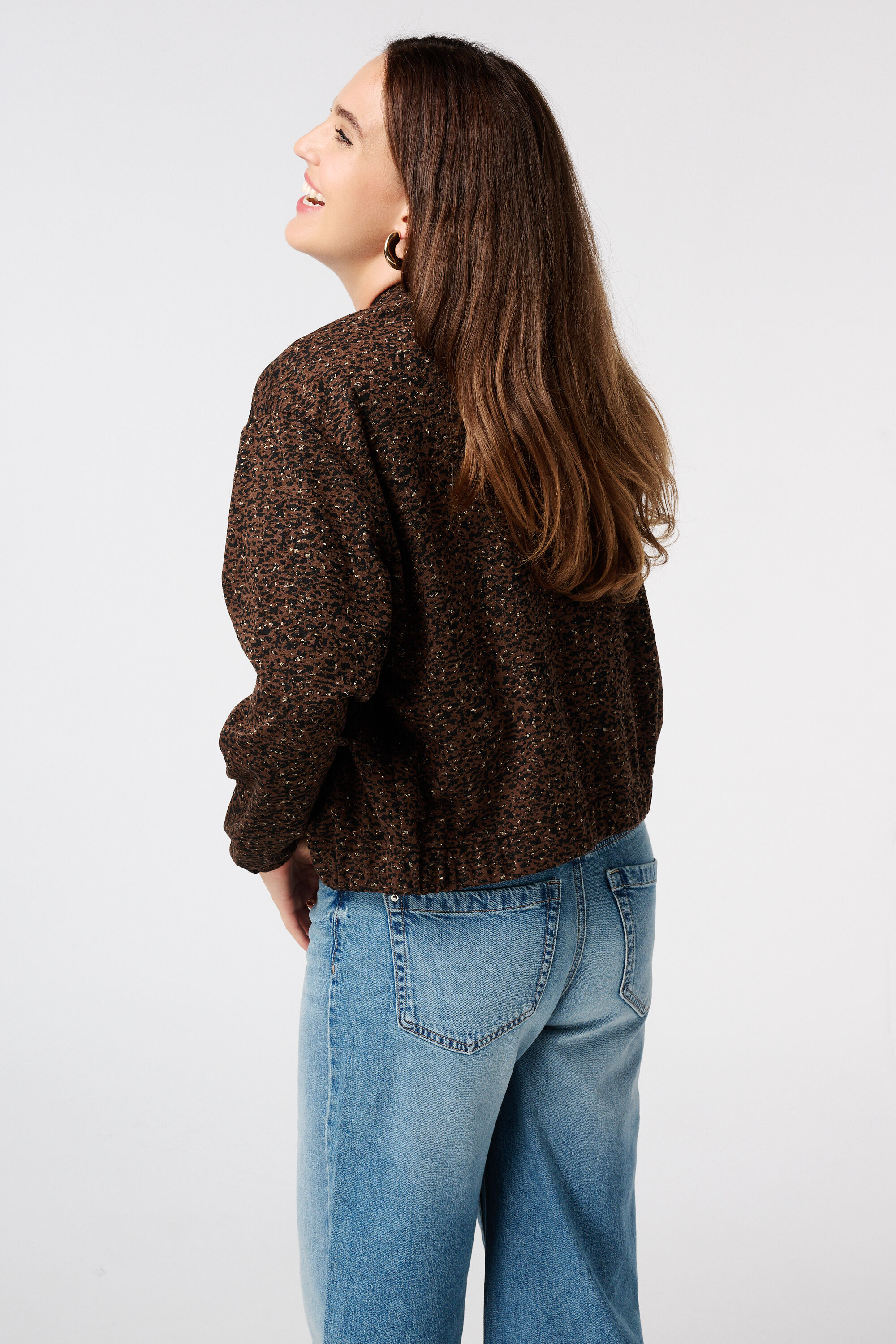 Bomber jasje met print image number 3