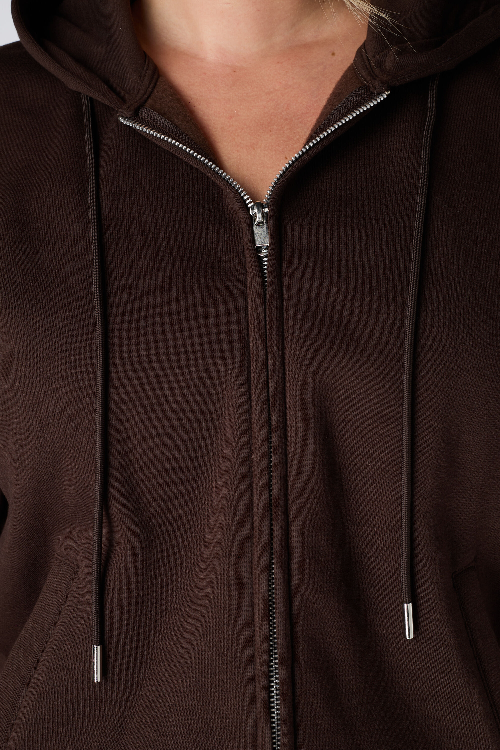 Sweat vest met capuchon image number 6