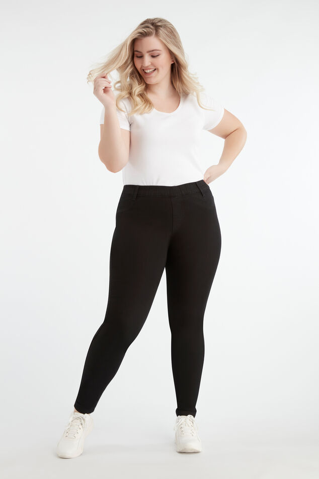 Slim fit tregging POPPY image number 5