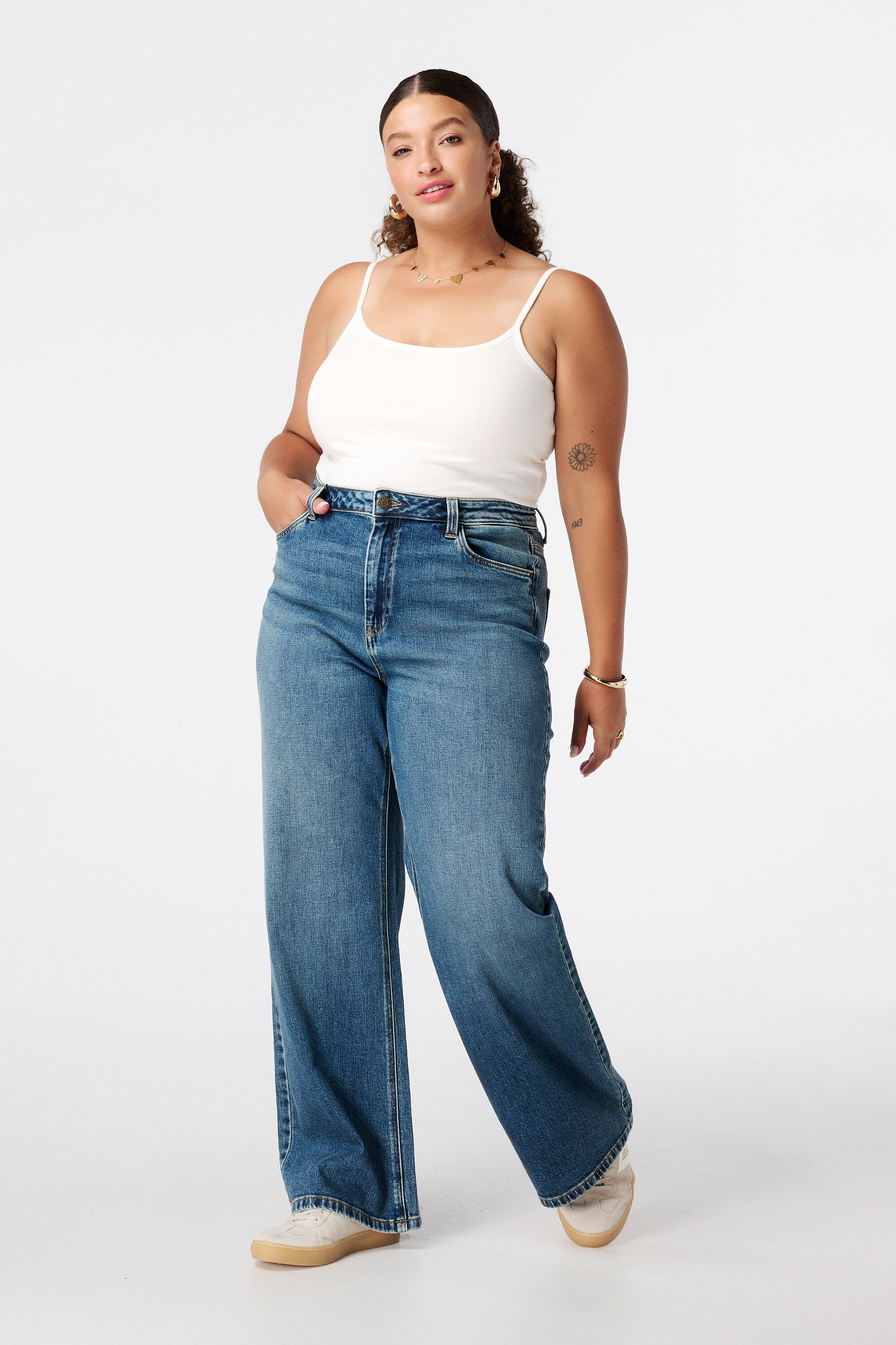 Spaghetti top met stretch image number 5