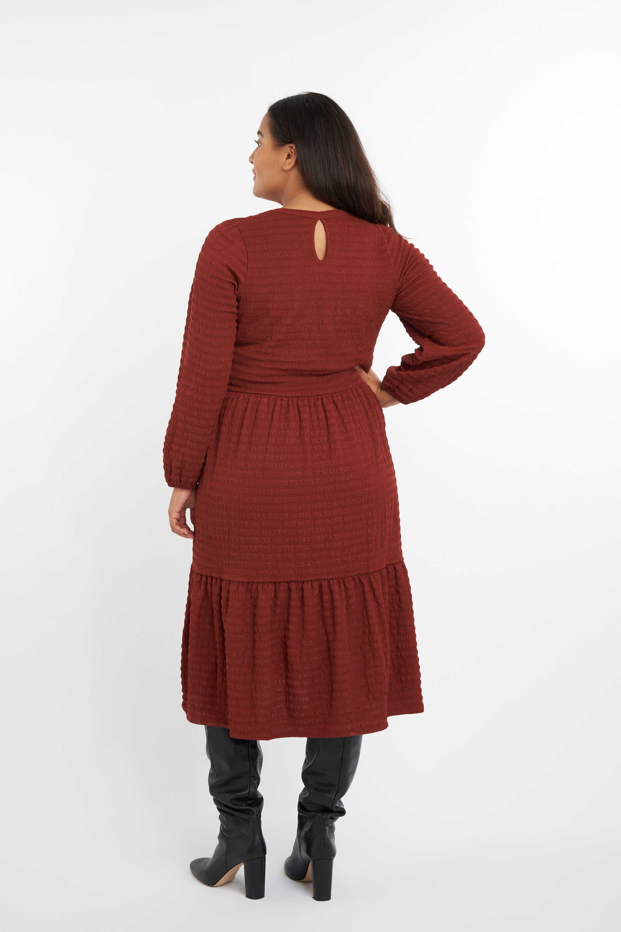 Lange wijde jurk image number 3