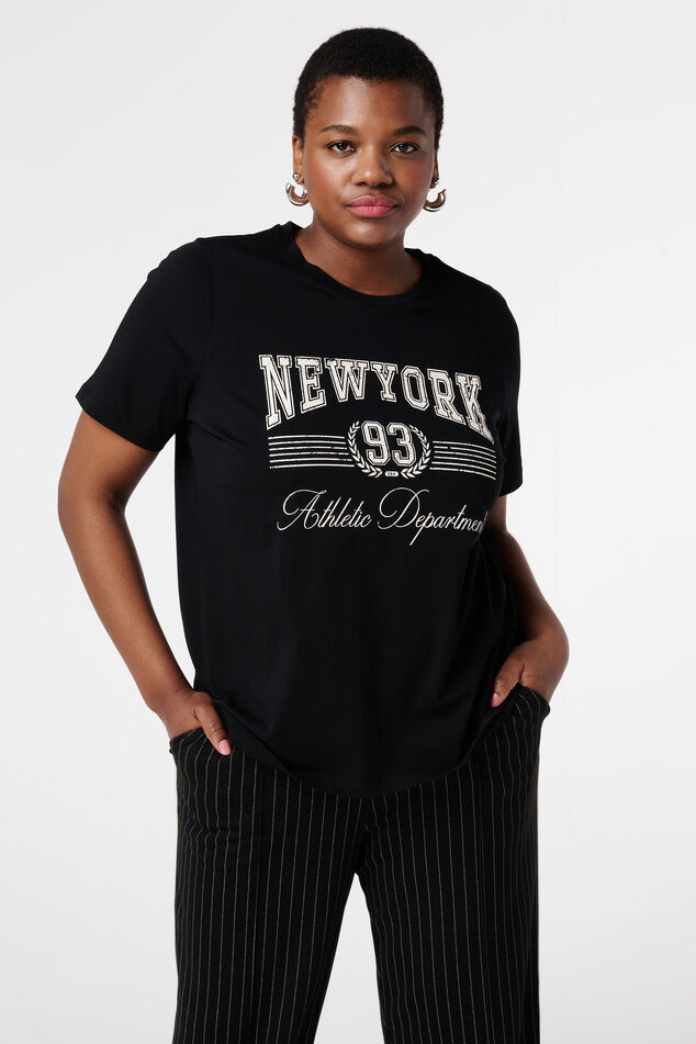 Femmes T-shirt avec inscription MS Mode - Main Image