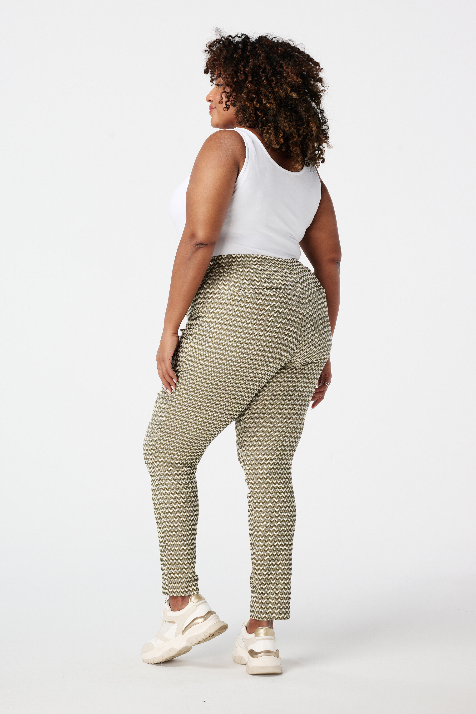 Skinny leg tregging met print image number 3