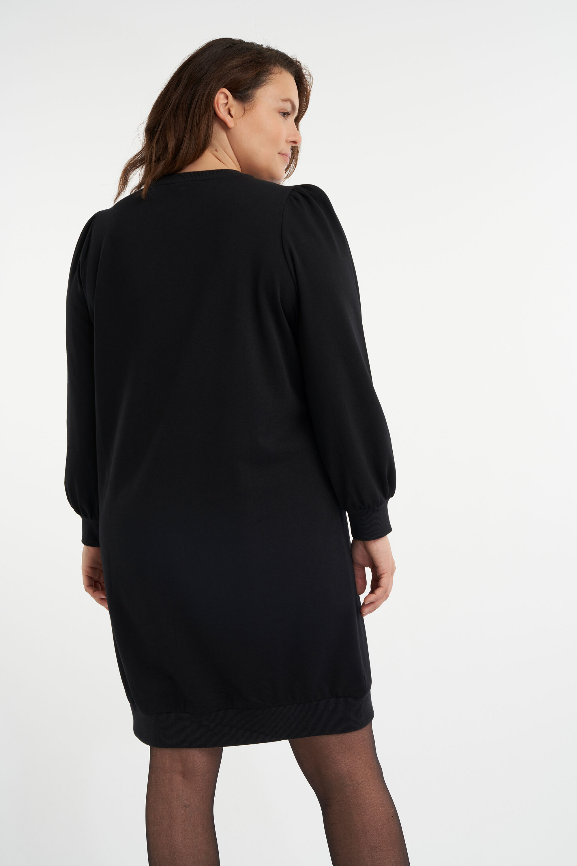 Robe pull &agrave; manches bouffantes  image number 3