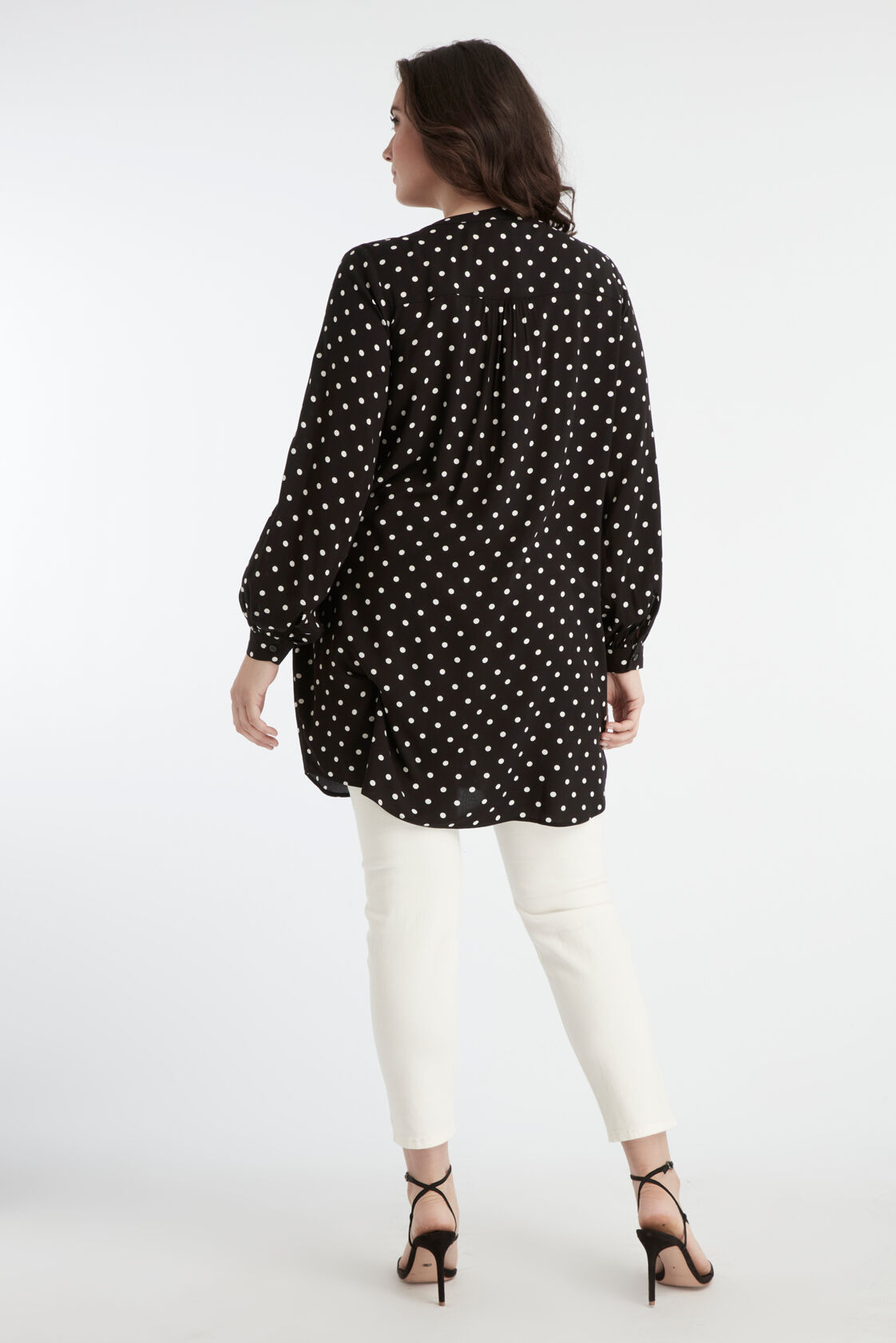 Chemisier à store pois zara