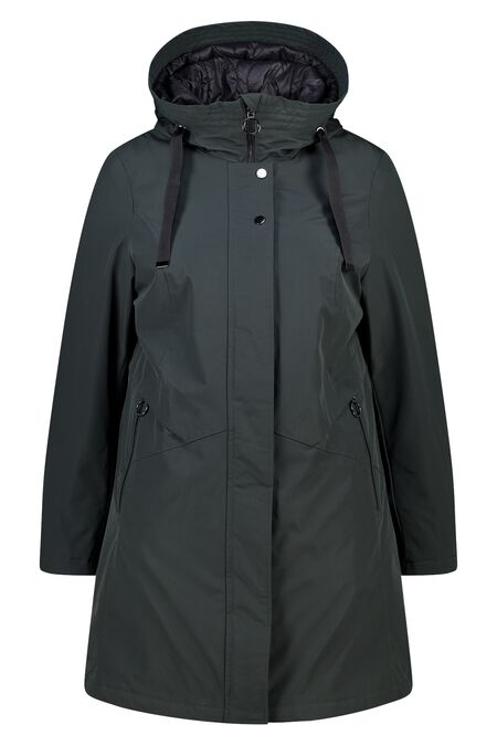 Water afstotende jas met capuchon Water afstotende jas met capuchon