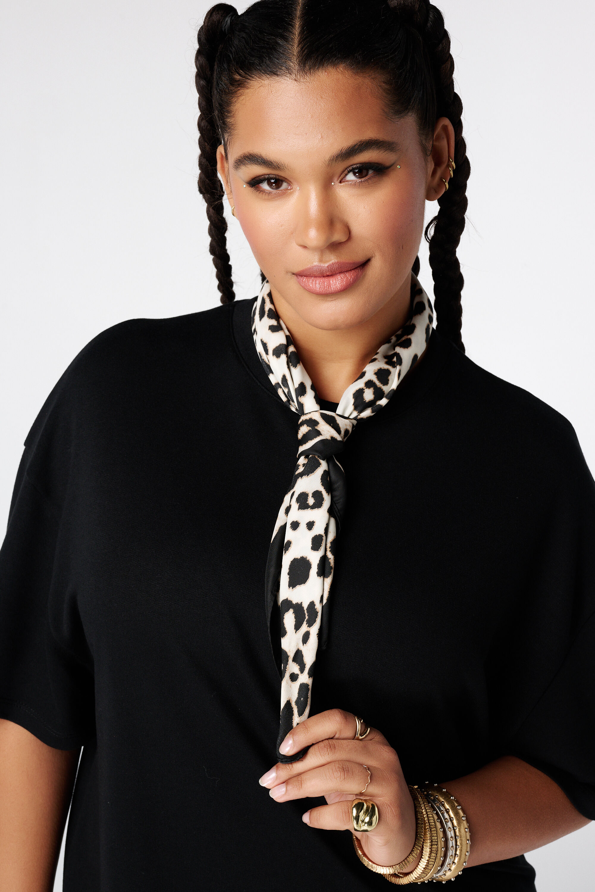 Bandana sjaal met animal print