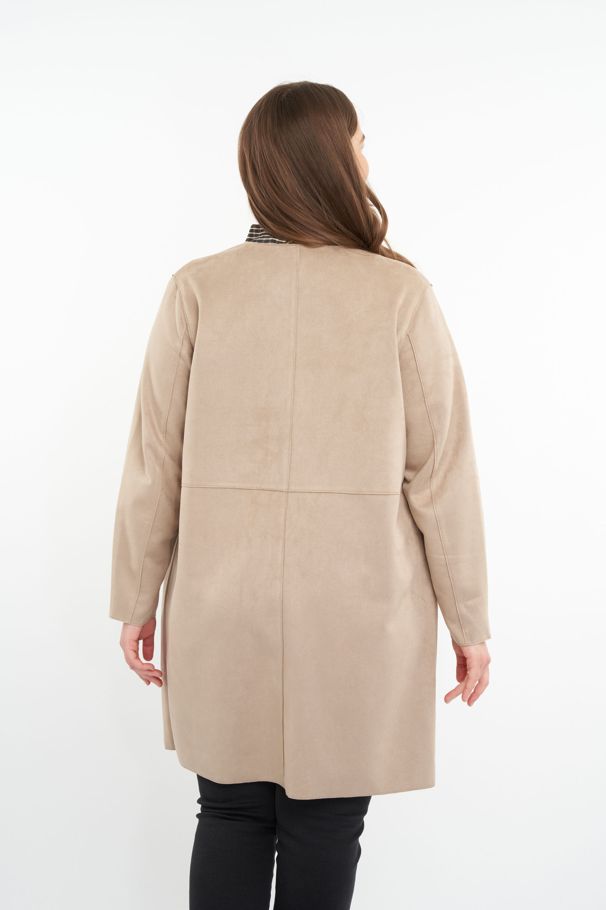 Suedine jas image number 4