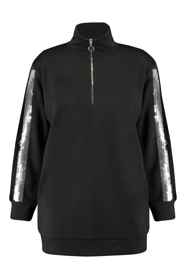 Sweater met rits image number 1