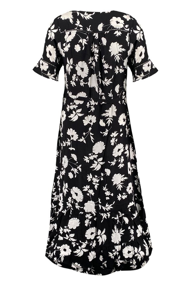 Lange jurk met print image number 3