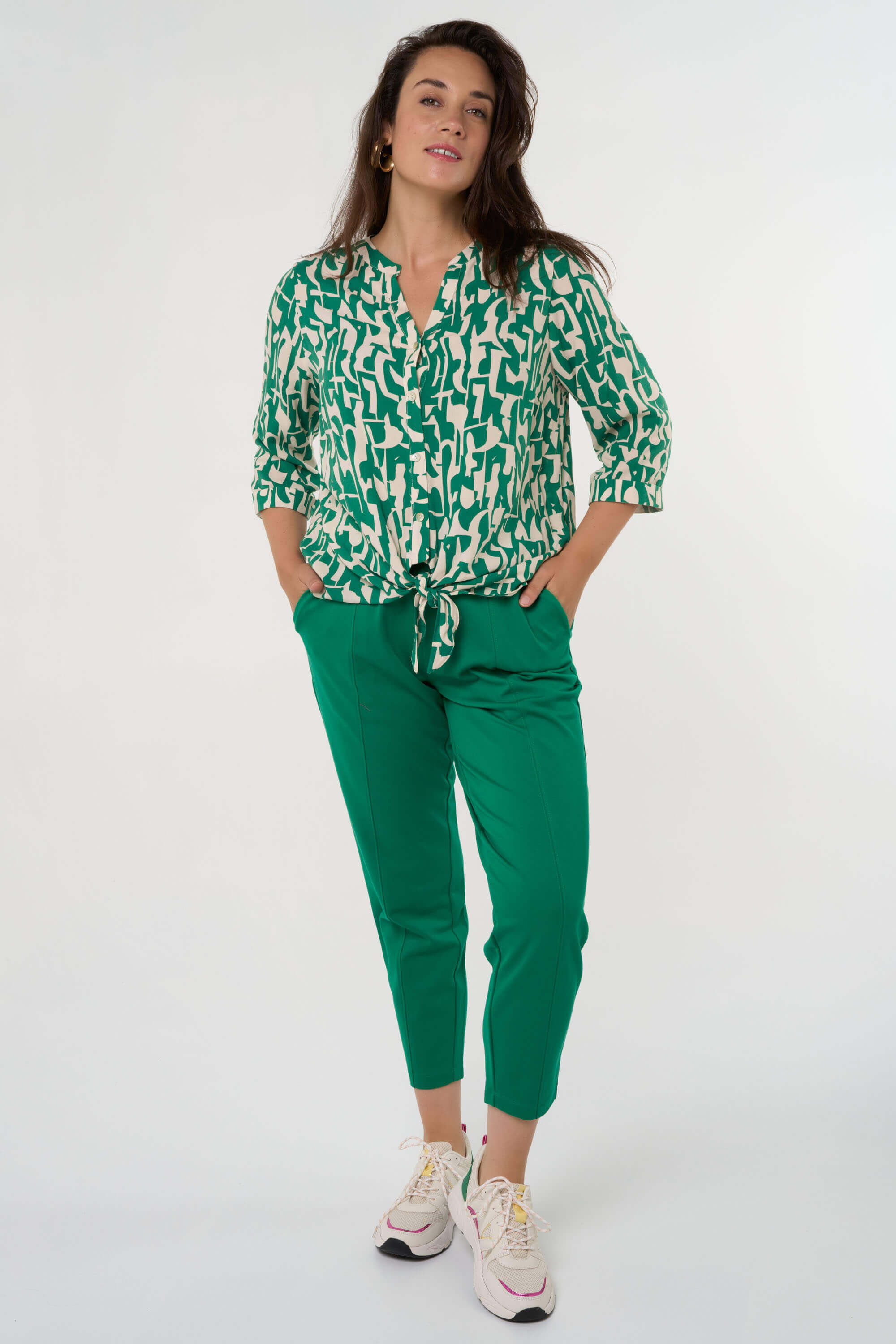 Blouse met grafische print image number 6