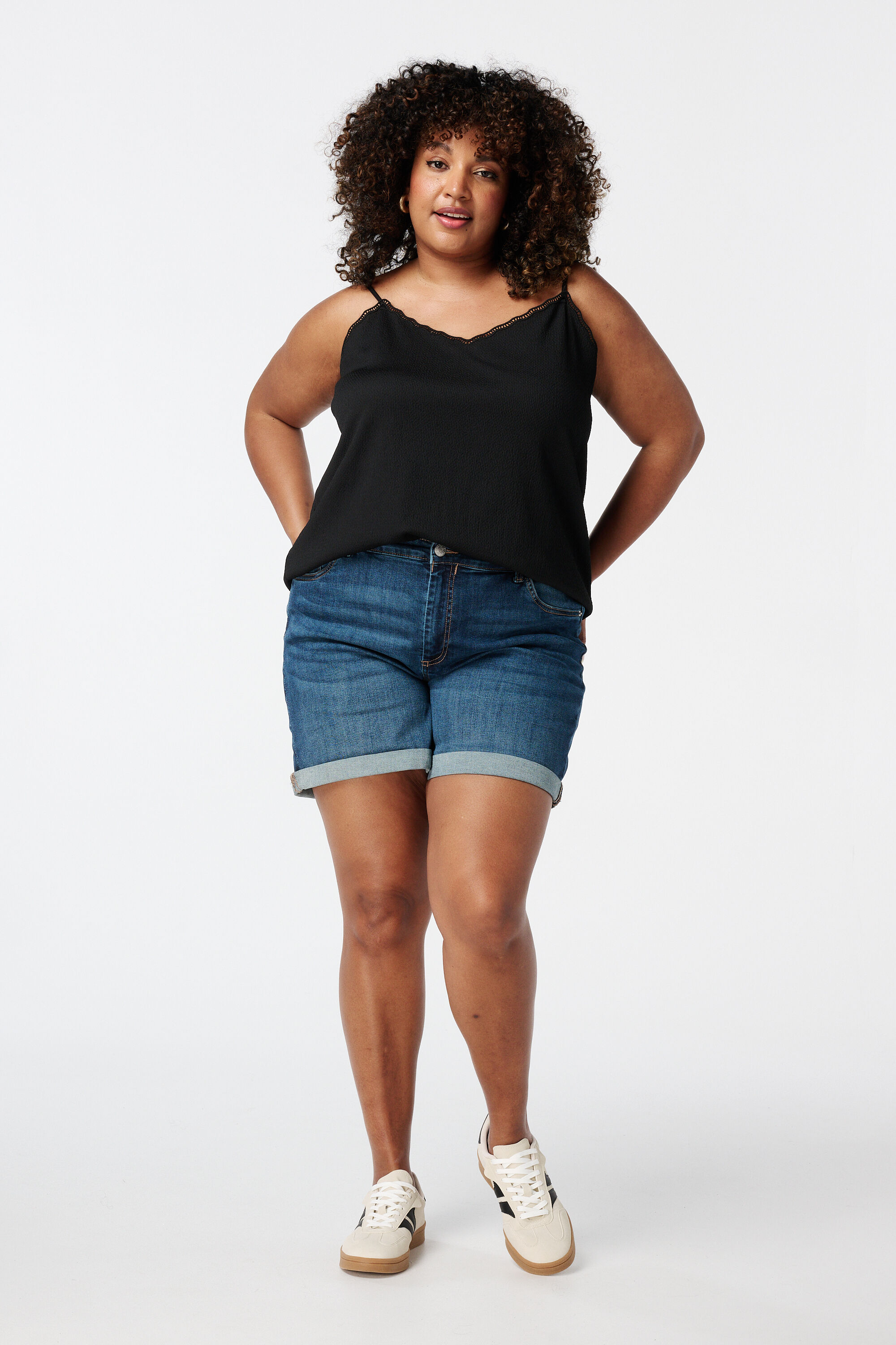 Mouwloze top met structuur image number 5