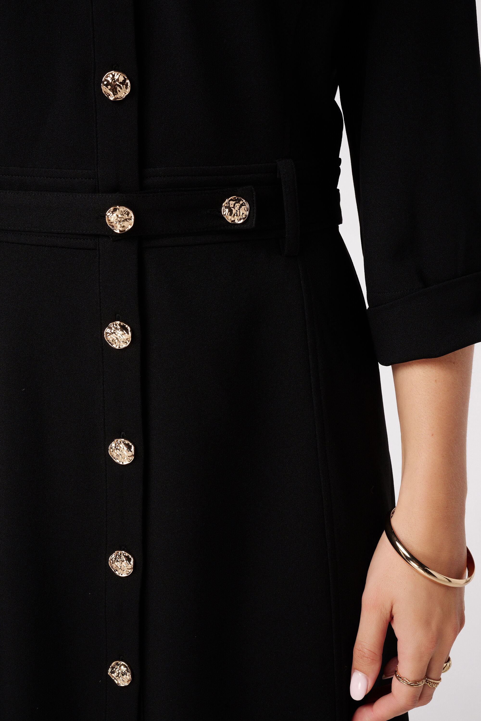 Jurk met sierknopen image number 6