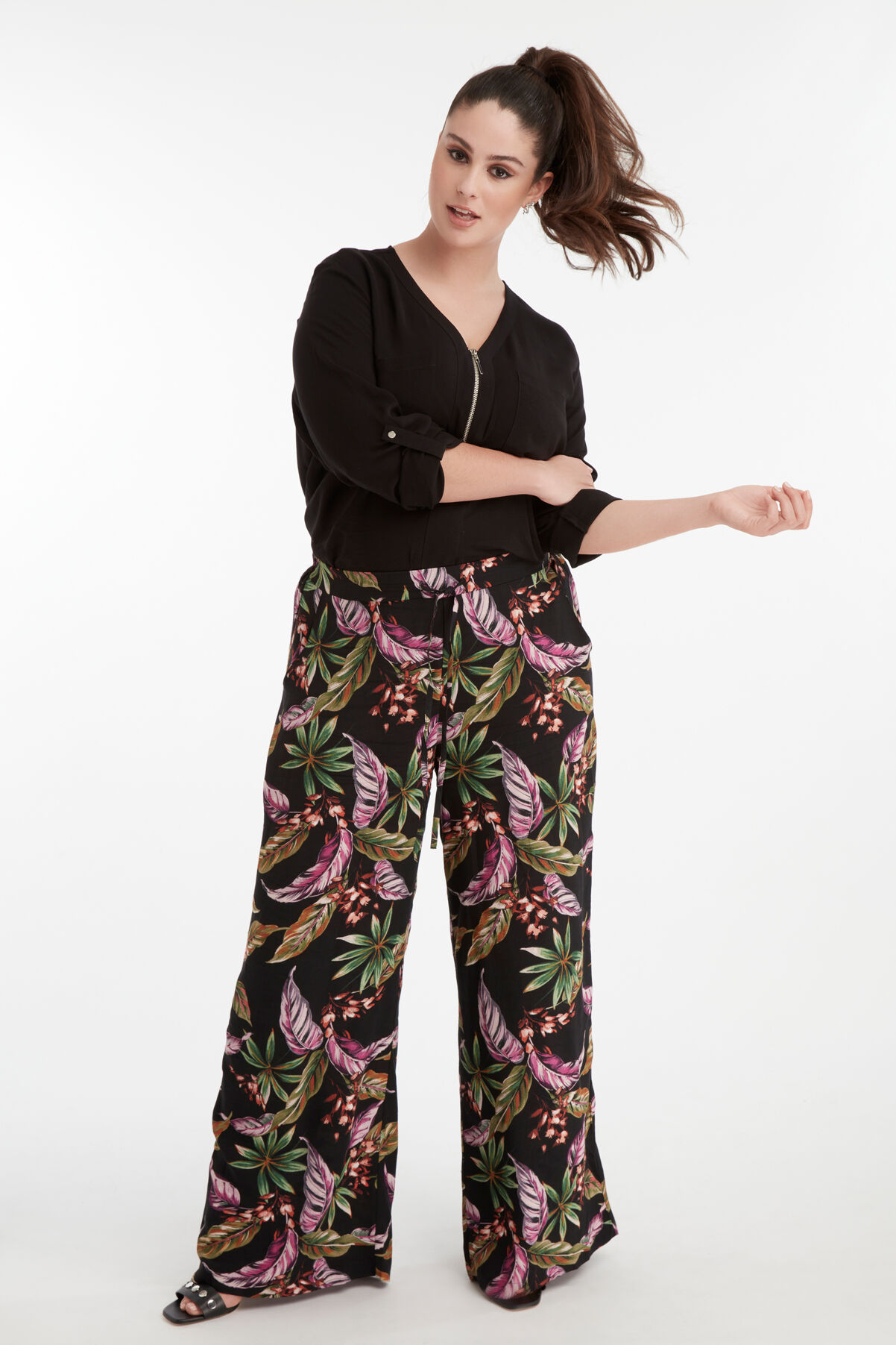 Blouse met rits image number 5