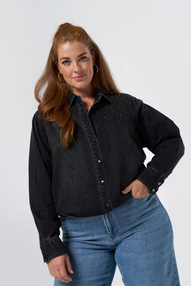 Denim blouse  image number 0