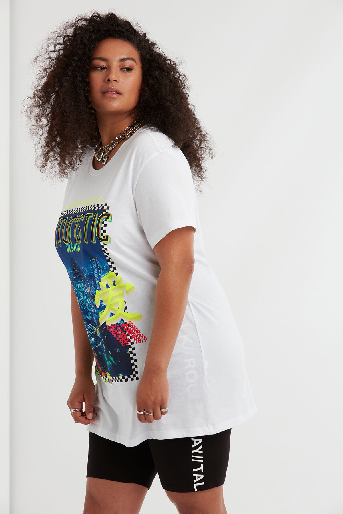 T-shirt jurk image number 6